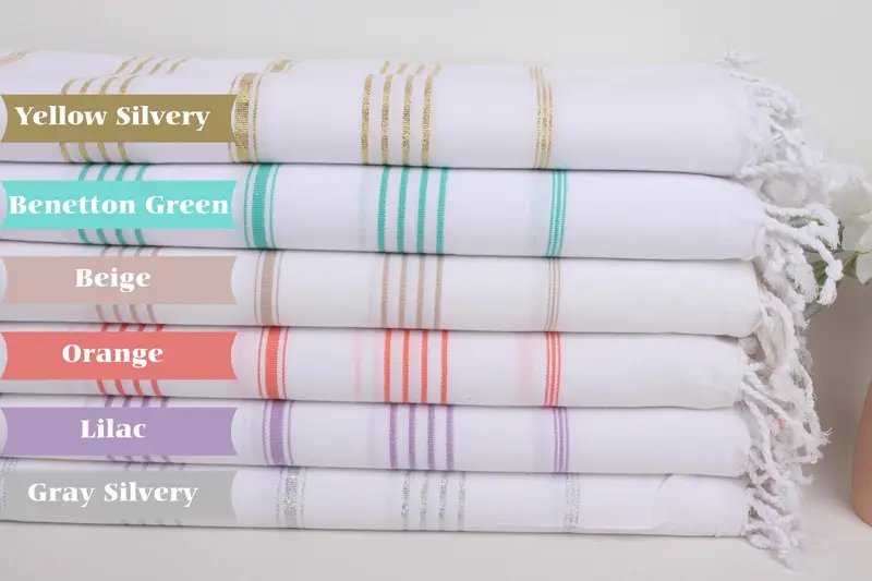 Gift For Bride, Monogram Turkish Towel, Turkish Bath Towel USA, Custom Beach Towel, Personalized Bridesmaid Gift, 70x40 Cotton Striped Towel - 1