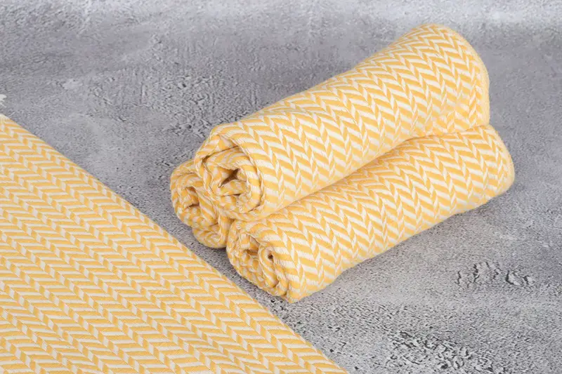Turkish Towel Hand Towel, Gift For Her, Personalized Kitchen Towel, Wedding Gift, Custom Turkish Towel, 36x18 Cotton Chevron Towel, Handmade Gift - 8