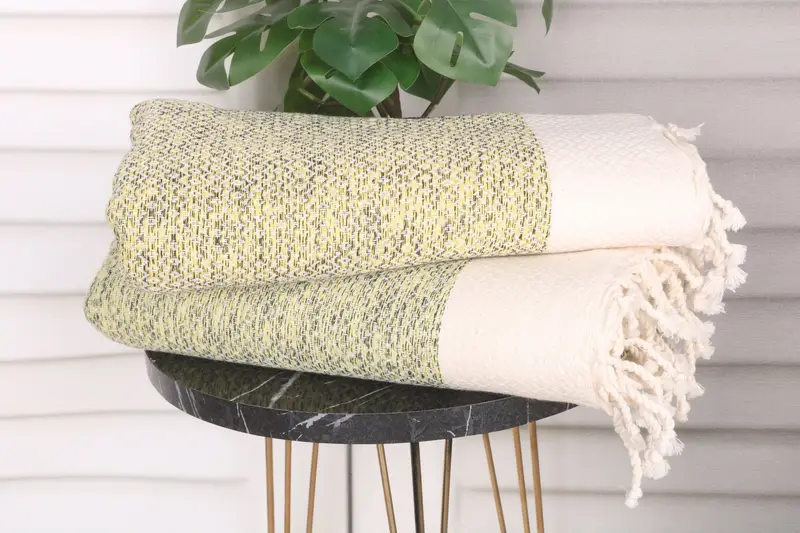 Wedding Towel, 76x36 Cotton Diamond Towel, Lightweight towel, Yoga Towel, Monogram Turkish Towel, Spa Gift Towel, Peshtemal, Quick-Dry Beach Towel - 3