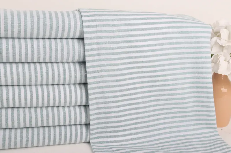 Soft towel, 68x36 Cotton Striped Towel, Turkish Towel USA, Fringed Turkish peshtemal beach towel USA, Sand-resistant towel, Home Decor Towel - 2