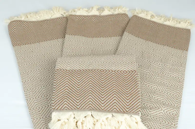 Turkish Beach Blanket, Throw Blanket, Monogram Blanket, Custom Wedding Gifts, Valentines Day Gift For Him, 92x80 Cotton Diamond Towel - 5