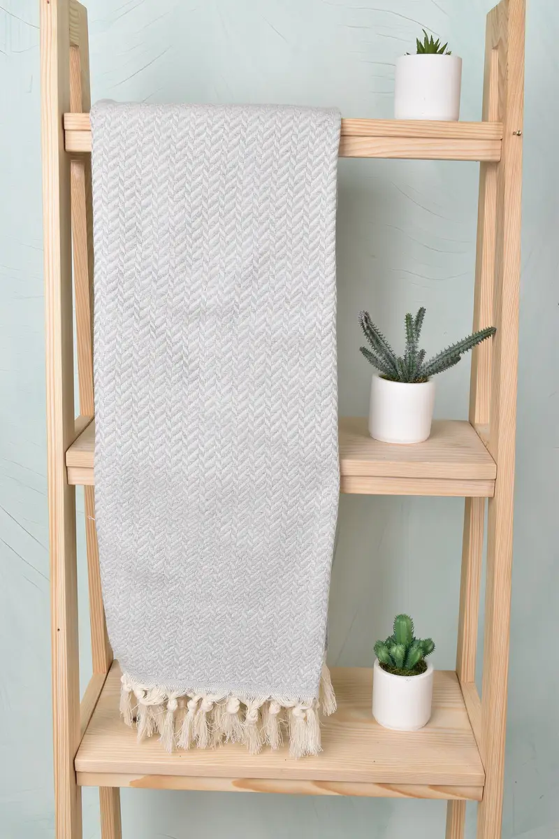 Beach Towel Bulk, Turkish Beach Towel Monogram, Personalized Wedding Gift, Large Turkish Towel, Bachelorette Party Favor, 70x40 Cotton Chevron Towel - 8