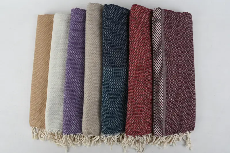 Halloween Gifts, 64x38 Cotton Geometric Towel, Quick-Dry Beach Towel, Antibacterial Turkish peshtemal towel, Bachelorette Party Favors, Summer Gift - 3