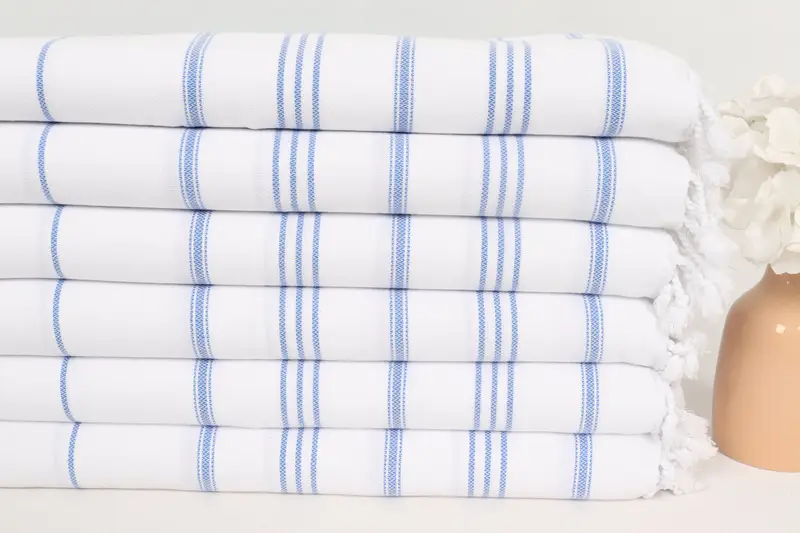 Bachelorette Party Gifts, Bridesmaid Gifts, Personalized Gifts, Wedding Gift Kitchen Towel, Bathroom Towels, 40x24 Cotton Striped Towel, Xmas Gifts - 3