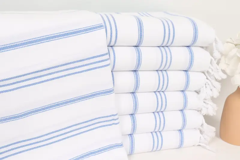 Bachelorette Party Gifts, Bridesmaid Gifts, Personalized Gifts, Wedding Gift Kitchen Towel, Bathroom Towels, 40x24 Cotton Striped Towel, Xmas Gifts - 1