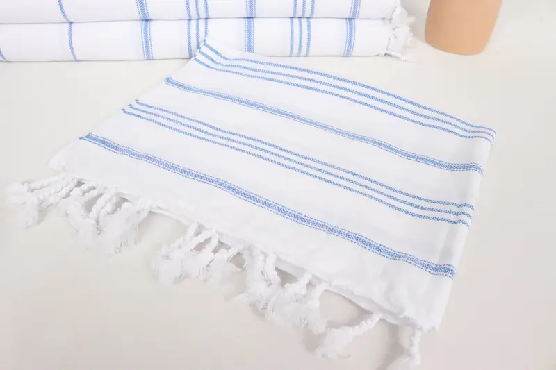 Bachelorette Party Gifts, Bridesmaid Gifts, Personalized Gifts, Wedding Gift Kitchen Towel, Bathroom Towels, 40x24 Cotton Striped Towel, Xmas Gifts - 5