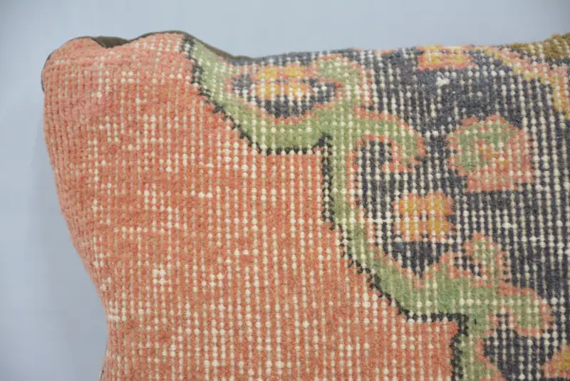 Cushion Case, Boho Pillow Sham Cover, 12x12 Red Cushion Cover, Interior Designer Pillow, Vintage Kilim Throw Pillow, Decorative Bolster Cushion Case - 2