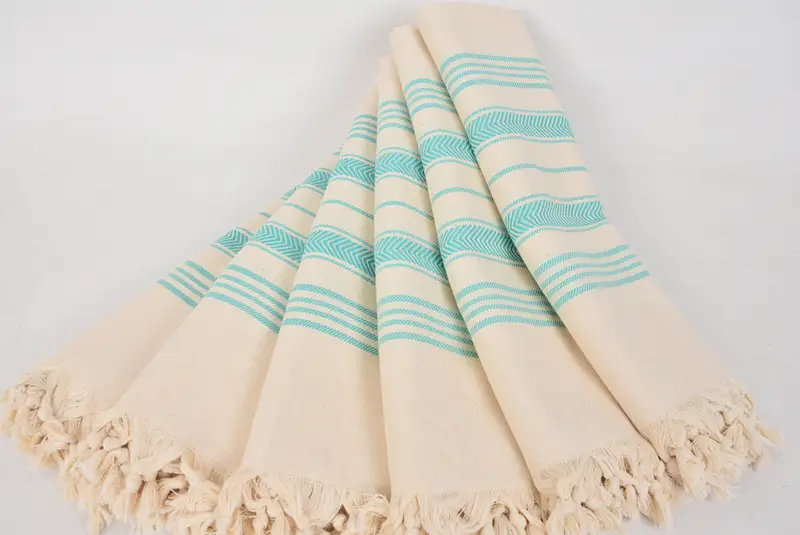 Turkish fouta towel for outdoor use, 70x40 Cotton Striped Towel, Beach Towel Gift, Wedding Favors, Personalized Gift For Him, Turkish Towel Beach - 4