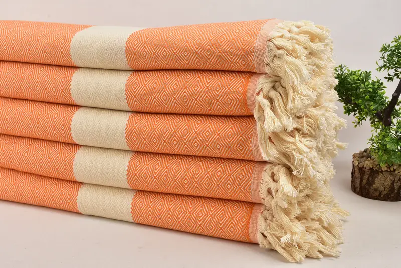 92x80 Cotton Diamond Towel, Monogram Blanket, Extra Large Tablecloth, Woven Blanket, Bedspread, Shower Curtain, Bachelor Bachelorette Party Favors - 3