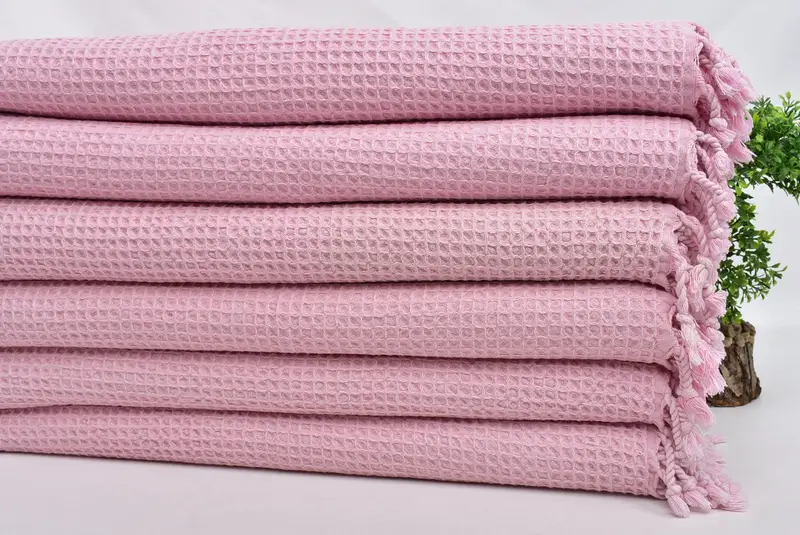 40x20 Cotton Waffle Towel, Bachelorette Party Decorations, Monogram Kitchen Towel, Bathroom Towels, Personalized Hand Towel, Gift For Coworker - 3