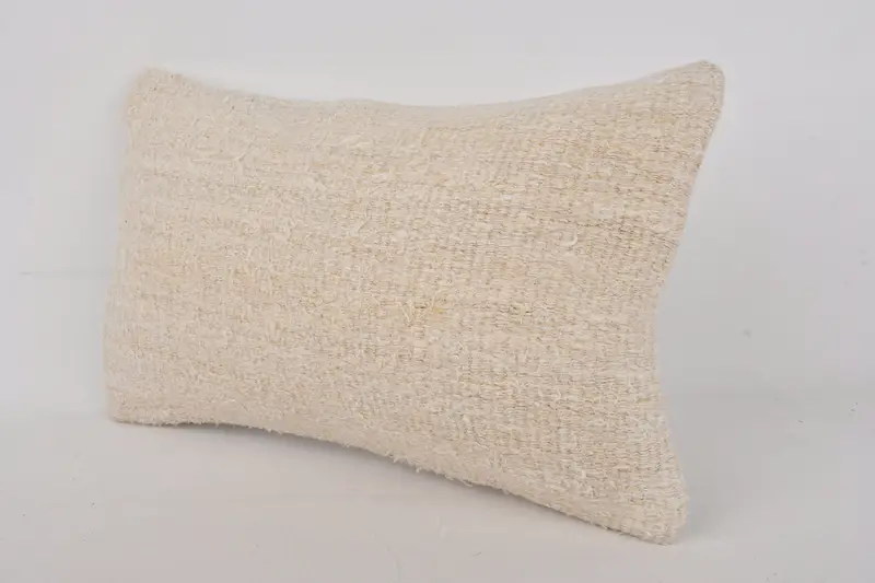 Turkish Pillow, Pet Pillow Cover, Cushion, Accent Throw Pillow Cover, 12x20 White Pillow Cover, Ethnical Kilim Rug Pillow, Turkish Kilim Pillow - 3