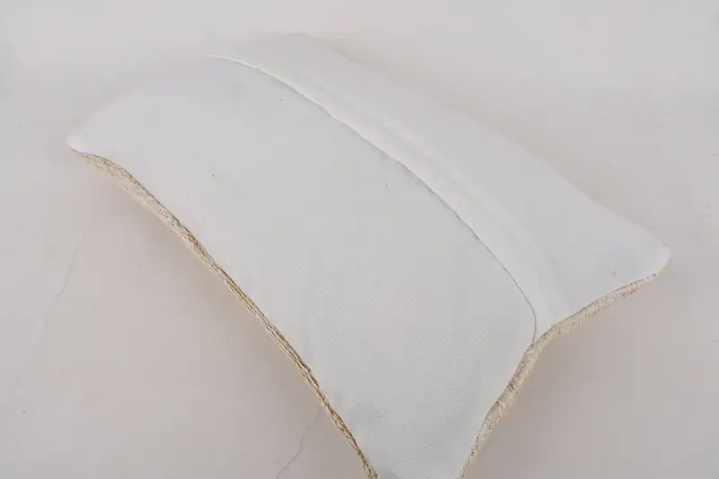 Turkish Pillow, Pet Pillow Cover, Cushion, Accent Throw Pillow Cover, 12x20 White Pillow Cover, Ethnical Kilim Rug Pillow, Turkish Kilim Pillow - 8