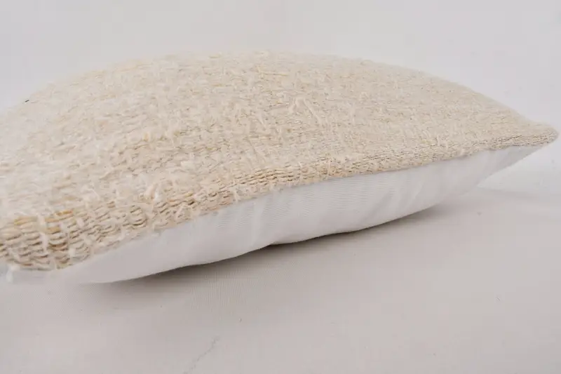 Turkish Pillow, Pet Pillow Cover, Cushion, Accent Throw Pillow Cover, 12x20 White Pillow Cover, Ethnical Kilim Rug Pillow, Turkish Kilim Pillow - 6