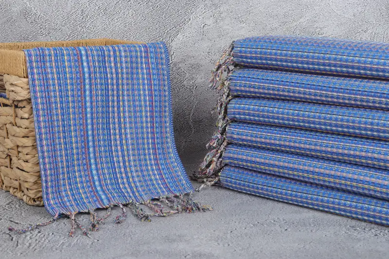 Handmade Gift, Personalized Gifts, 38x18 Cotton Geometric Towel, Gym Towel, Wedding Favors, Hand Size Towels, Home Decor Gifts, Bathroom Towels - 3