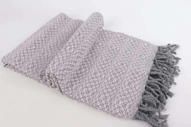 Quick-Dry Beach Towel, 70x40 Cotton Geometric Towel, Handmade Turkish Towel, Bath towel, Organic Towel, Custom Wedding Gifts, Bachelor Gift - 6