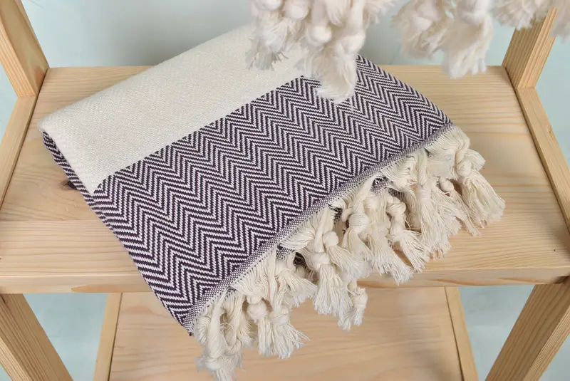 70x40 Cotton Herringbone Towel, Bachelor Bachelorette Party Favors, Family Gift, Organic towel, Turkish beach towel, Turkish beach towel with fringe - 5