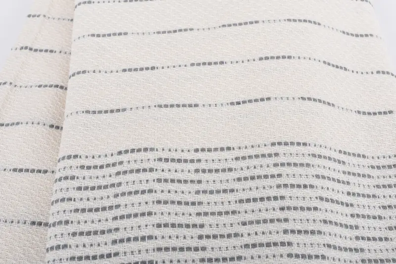 Valentine Day Gift For Her, Bedspread, Wedding Day Gift For Bride, Custom Blanket, Turkish Blanket, 98x92 Cotton Striped Design Towel - 4