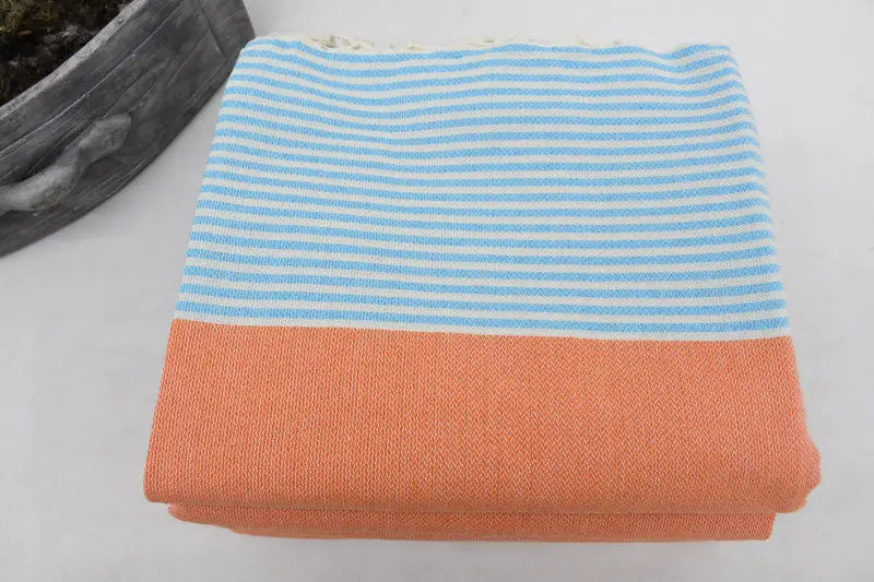 Personalized Gift, 68x40 Cotton Striped Towel, Turkish Towel USA, Wedding Gift For Bride, Beach Towel Bulk, Bachelor Bachelorette Party Favors - 4