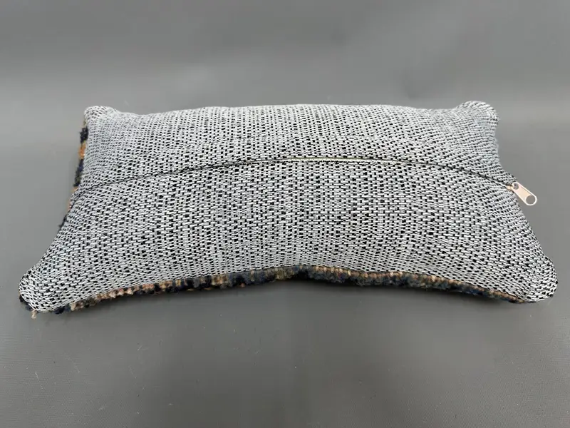 Turkish Kilim Pillow, Turkish Pillow, 8x16 Blue Cushion, Shabby Chic Pillow Cover, Pillow Case, Kilim Pillow, Customized Cushion Cover - 7