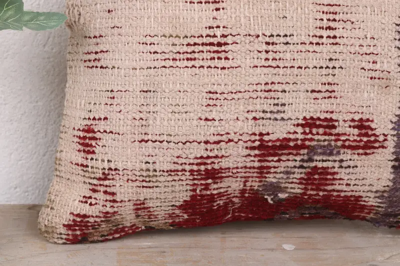 Cushion Cover, Decorative Pillow, Kilim Pillow, Handmade Rug Seat Pillow, Kilim Cushion Sham, 12x12 Beige Cushion Cover, Vintage Kilim Throw Pillow - 3