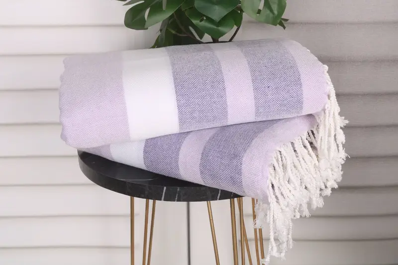 Bath towel, Gift Boxes Towel, Guest Towel, Girls Weekend Getaways Gifts, Turkish hand towel, Personalized Turkish Towel, 70x40 Cotton Striped Towel - 3