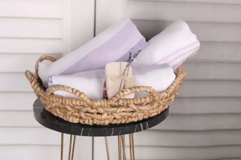 Bath towel, Gift Boxes Towel, Guest Towel, Girls Weekend Getaways Gifts, Turkish hand towel, Personalized Turkish Towel, 70x40 Cotton Striped Towel - 4