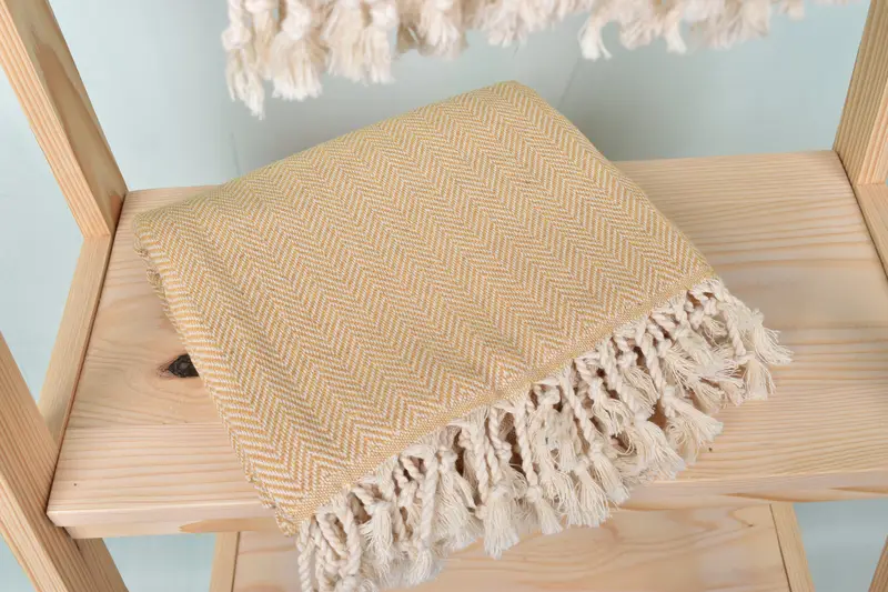 Gift For Mom, Custom Wedding Gifts, 70x40 Cotton Herringbone Towel, Personalized Gift, Turkish Towel USA, Authentic Turkish hammam peshtemal - 5