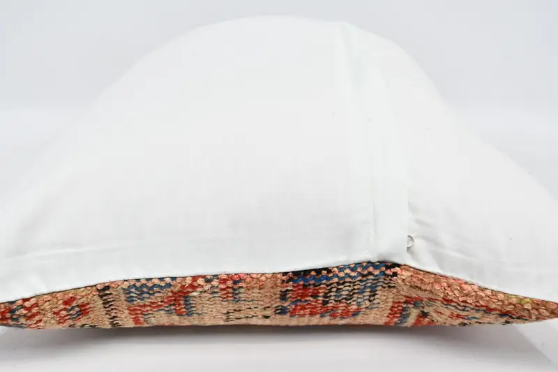 Cushion Cover, Handmade Cushion Case, Handwoven Cushion Case, 20x28 Red Cushion Case, Handmade Kilim Cushion, Kilim Cushion Sham, Pillow for Sofa - 6