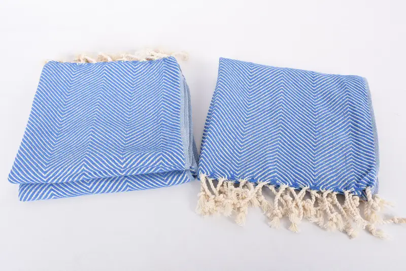 Monogrammed Hand Towel, 40x20 Cotton Herringbone Towel, Valentines Gift, Summer Gift, Valentine Day Gift For Her, Turkish Tea Towel, Wedding Gift - 7