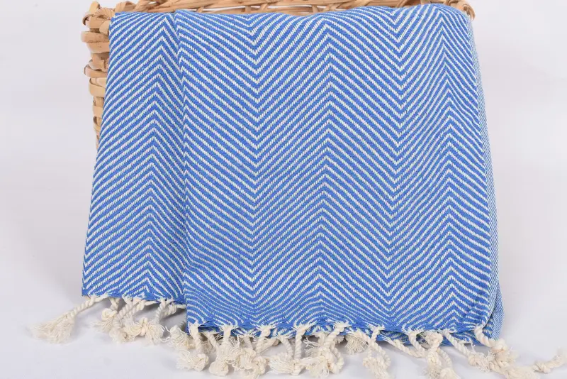 Monogrammed Hand Towel, 40x20 Cotton Herringbone Towel, Valentines Gift, Summer Gift, Valentine Day Gift For Her, Turkish Tea Towel, Wedding Gift - 5