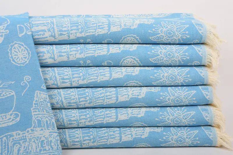 Wedding Favors, Custom Hand Towel, 28x20 Cotton Italian Symbols Design Towel, Bridesmaid Towel, Embroidery Towels, Monogram Hand Towel, Guest Towel - 2