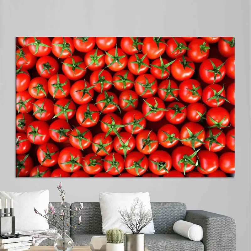 Elegante rote Chef-Leinwand: Kunst für Küche und Esszimmer