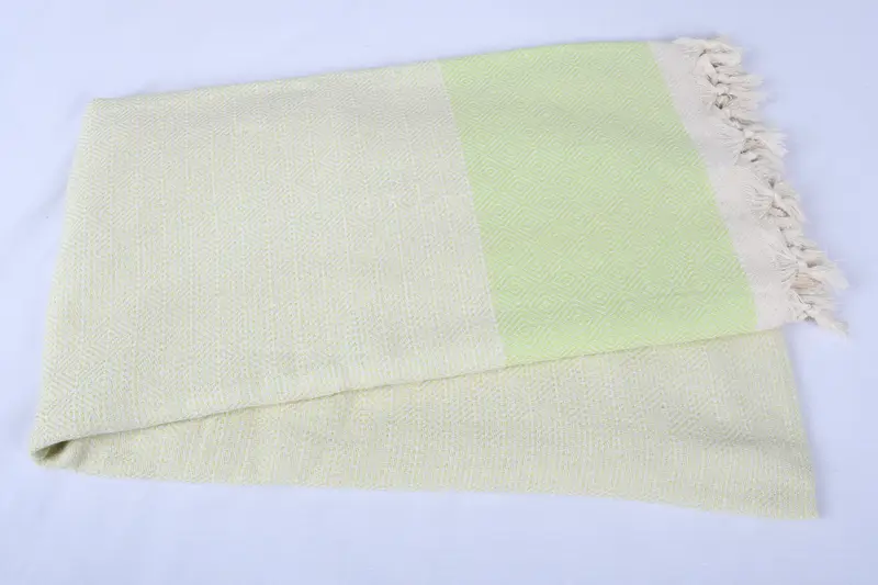 Monogram Blanket, 104x80 Cotton Diamond Towel, Turkish Blanket, Custom Gifts, Aesthetic Blanket, Custom Wedding Gifts, Organic Throw, Shower Curtain - 5