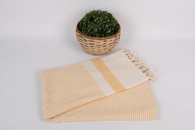 Wedding Shower Gift, Sand-free towel, Home Decor Gifts, 70x40 Cotton Polka Dot Towel, Large Turkish Towel, Fringed Turkish towel for poolside - 4