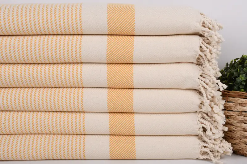 Wedding Shower Gift, Sand-free towel, Home Decor Gifts, 70x40 Cotton Polka Dot Towel, Large Turkish Towel, Fringed Turkish towel for poolside - 2