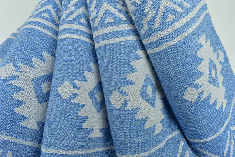 74x40 Cotton Geometric Towel, Bridal Shower Gift, Bachelorette Gifts, Bachelorette Party Gift, Personalized Turkish Beach Towel, Bridesmaid Favors - 6