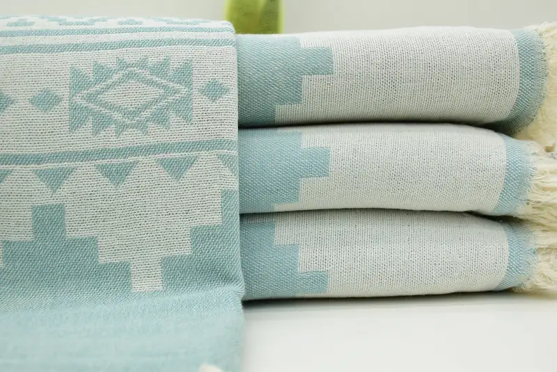 70x36 Cotton Aztec Towel, Gift For Wedding Day, Personalized Towel, Personalized Gift, Boyfriend Christmas Gift, Organic Towel, Summer Gift - 2