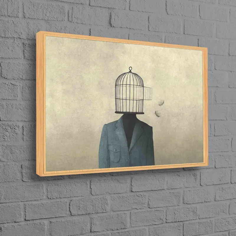 超現実的な自由: あなたのスペースのためのプリントキャンバスアート