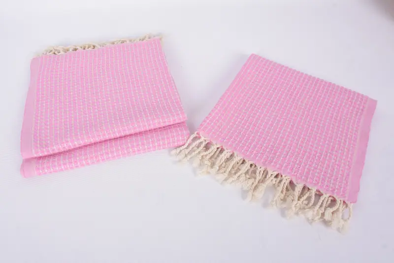 Monogrammed Hand Towel, Summer Towel, Turkish Hand Towel, 44x22 Cotton Waffle Towel, Wedding Hand Made Gift, Wedding Gift, Mother Of The Groom Gift - 7