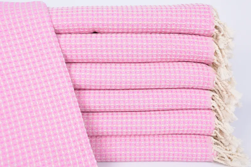 Monogrammed Hand Towel, Summer Towel, Turkish Hand Towel, 44x22 Cotton Waffle Towel, Wedding Hand Made Gift, Wedding Gift, Mother Of The Groom Gift - 1