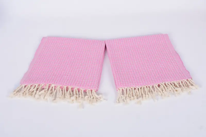 Monogrammed Hand Towel, Summer Towel, Turkish Hand Towel, 44x22 Cotton Waffle Towel, Wedding Hand Made Gift, Wedding Gift, Mother Of The Groom Gift - 6