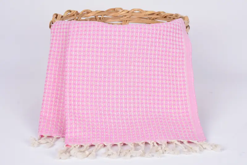 Monogrammed Hand Towel, Summer Towel, Turkish Hand Towel, 44x22 Cotton Waffle Towel, Wedding Hand Made Gift, Wedding Gift, Mother Of The Groom Gift - 5
