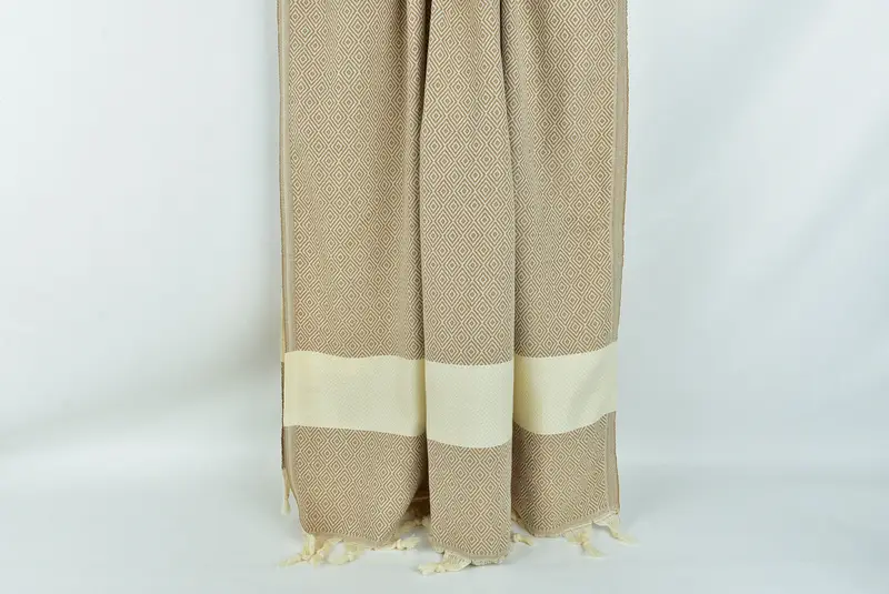 Cute Beach Towel, Travel towel, Organic Turkish towel, Wedding Day Gift For Bride, Best Beach Towel, Bridesmaid Towel, 70x40 Cotton Diamond Towel - 8