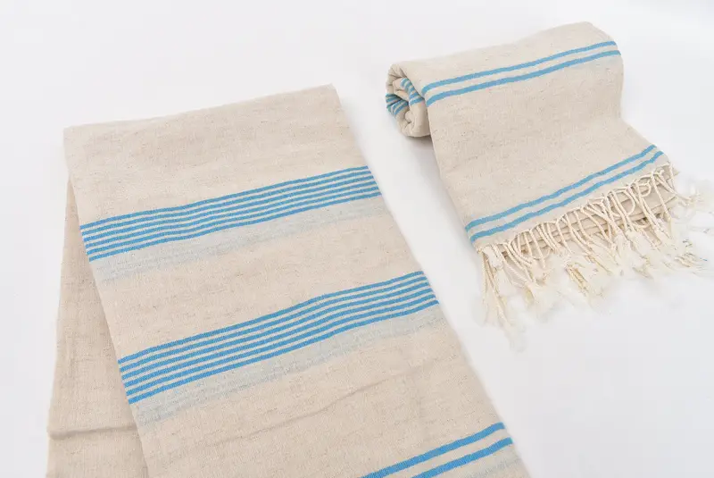 Travel towel, Gift For Him, Custom Wedding Gift From Bridesmaid, Maid Of Honor Gift, Spa Towel, Turkish beach towel, 80x36 Cotton Striped Towel - 7