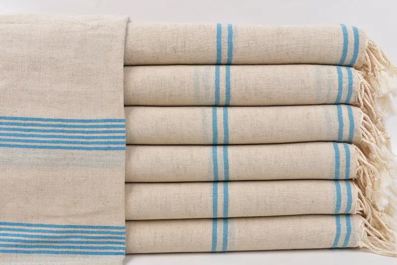 Travel towel, Gift For Him, Custom Wedding Gift From Bridesmaid, Maid Of Honor Gift, Spa Towel, Turkish beach towel, 80x36 Cotton Striped Towel - 1