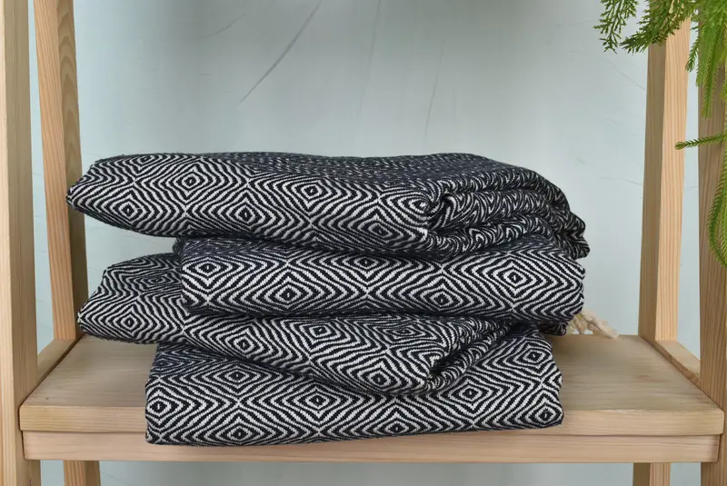 70x40 Cotton Zigzag Diamond Towel, Beach Towel Gift, Girl Trip Party Favor, Bachelorette Party Gift, Scarf Towel, Employee Gifts, Quick-dry towel - 7