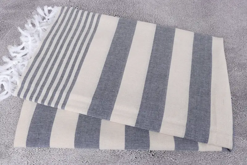 Spa Towel, Travel towel, Bridesmaid Gifts, 68x36 Cotton Striped Towel, Friends Beach Towel, Gift For Wedding Day, Memorial Gift, Soft towel - 6