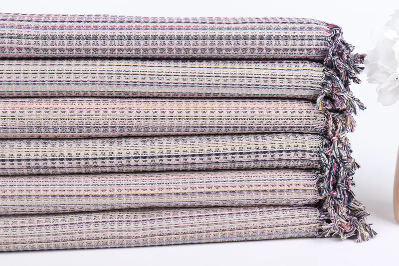 Bridesmaid Gift, 70x40 Cotton Geometric Towel, Best Wedding Gift, Housewarming Gift, Summer Towel, Bachelor Party Favors, Absorbent towel - 3