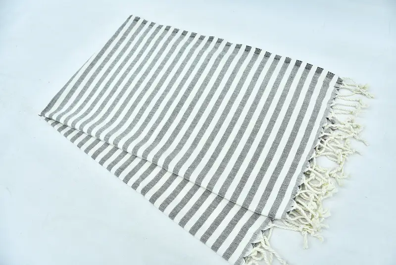 Summer Towel, Small Bath Towels, Gift For Bride, Gift For Him, Holiday Towel, Personalized Kitchen Towel, 40x24 Cotton Striped Towel, Wedding Favors - 5