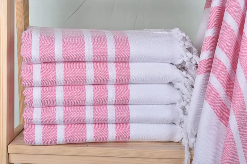 Oversized Beach Towel, Turkish Towel USA, Best Beach Towel, Luxury Beach Towel, Handmade Gift, Christmas Gift, 70x40 Cotton Herringbone Towel - 1